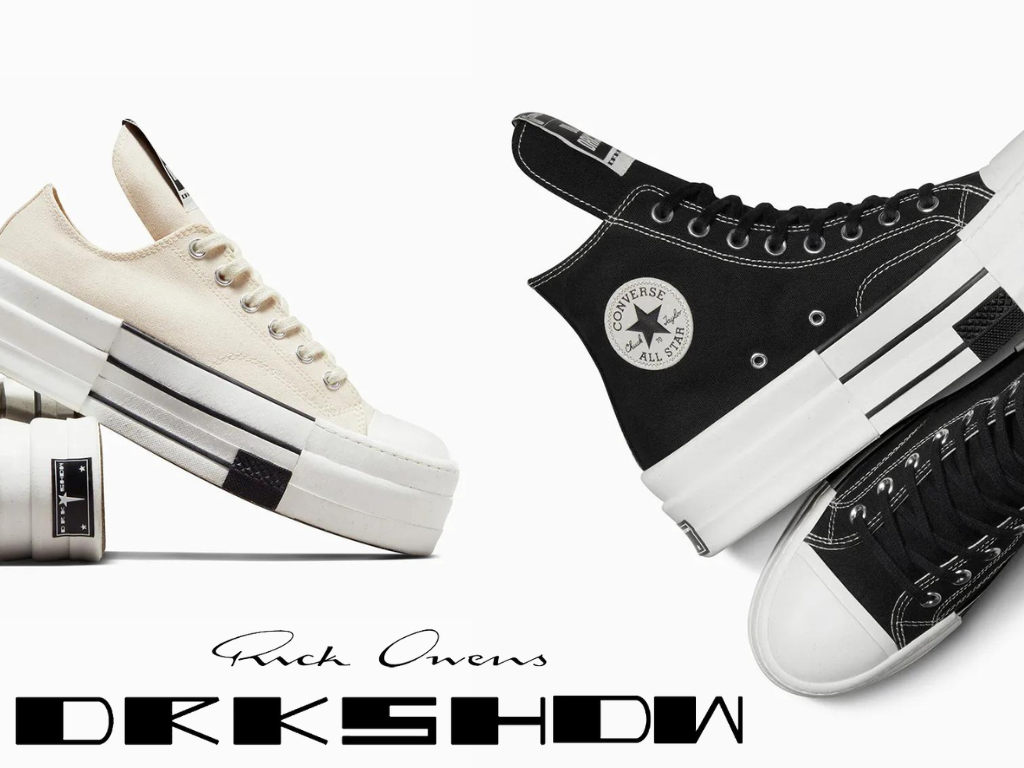 Rick Owens X Converse DRKSHDW DBL DRKSTAR Chuck 70 Italianhype