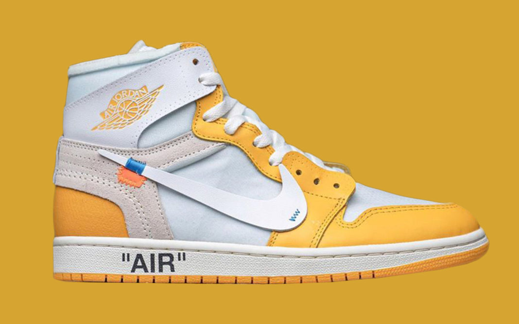 jordan 1 off white yellow