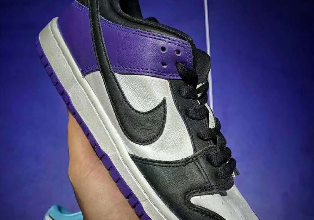 nike dunk low by you court purple