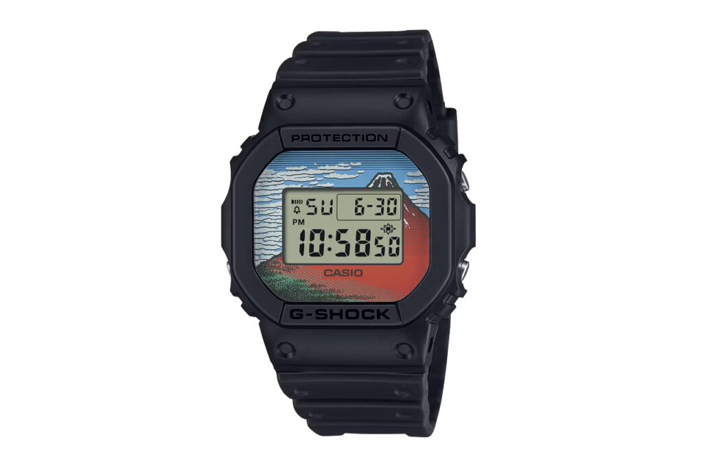 g shock hokusai thirty six views of mount fuji dw 5600khg24 1jr dw 5600khk24 1jr release info 004