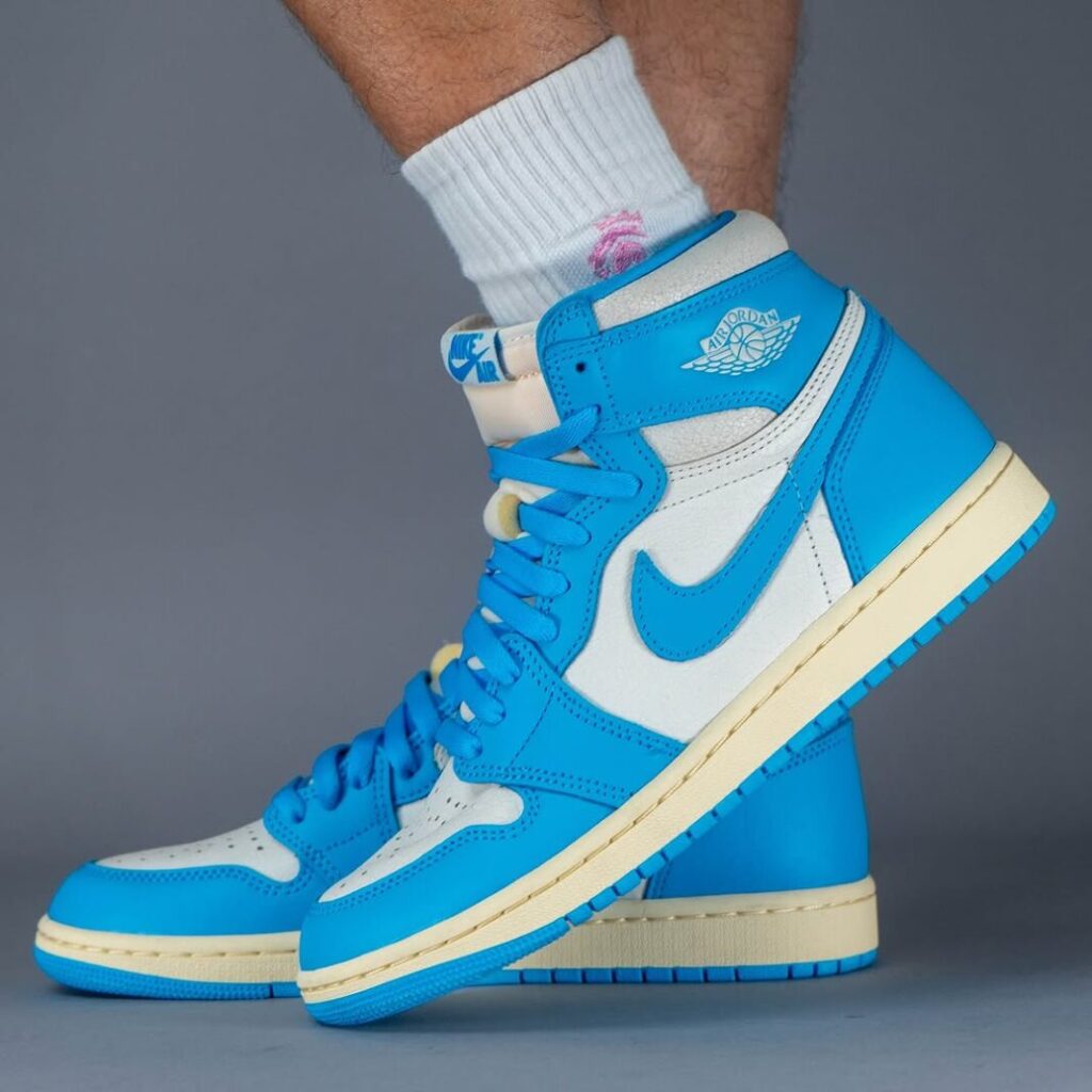 Air Jordan 1 High OG UNC Reimagined On Feet 5 1068x1068