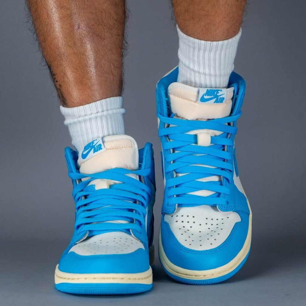 Air Jordan 1 High OG UNC Reimagined On Feet 8 1068x1068